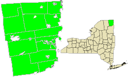 Clinton County New York Map
