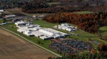 ariel view of former Pfizer Chazy plant